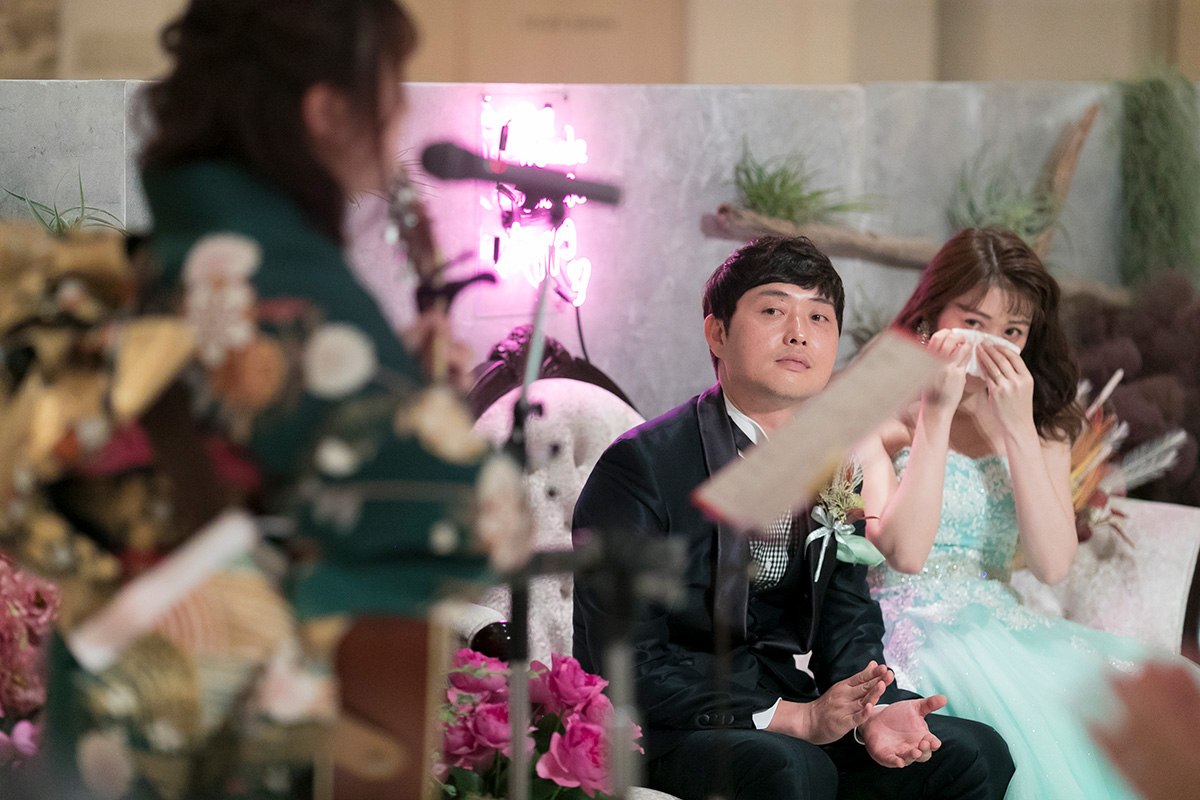 お客様の結婚式シーン