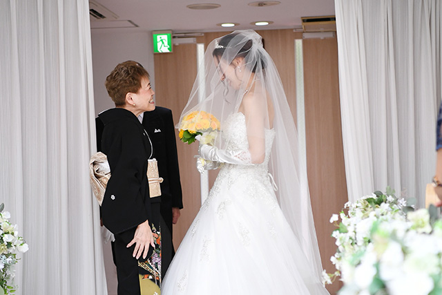 お客様の結婚式シーン